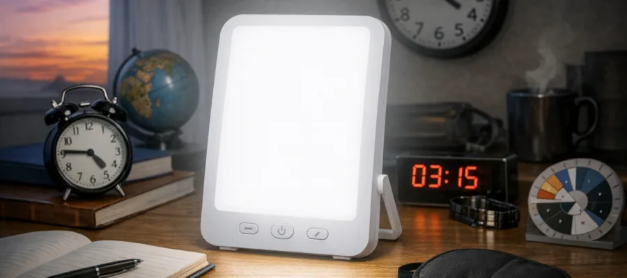 Tageslichtlampe bei Jetlag und Schichtarbeit: Anwendungsempfehlungen