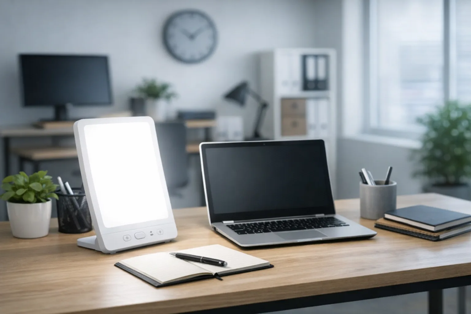 Tageslichtlampe im Buero: optimale Platzierung und Einsatzdauer