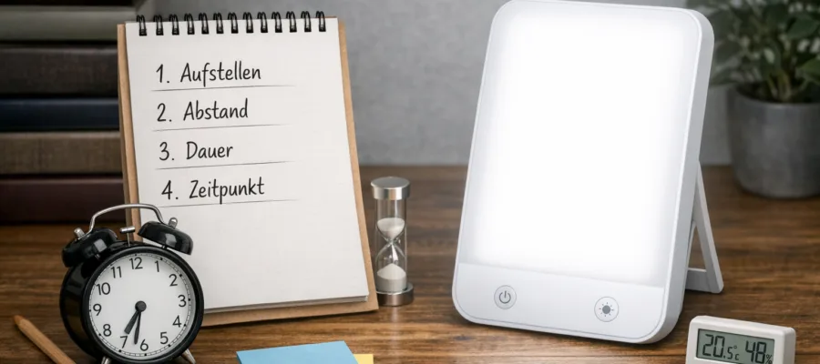 Tageslichtlampe richtig verwenden: Schritt-fuer-Schritt Anleitung fuer Anfaenger