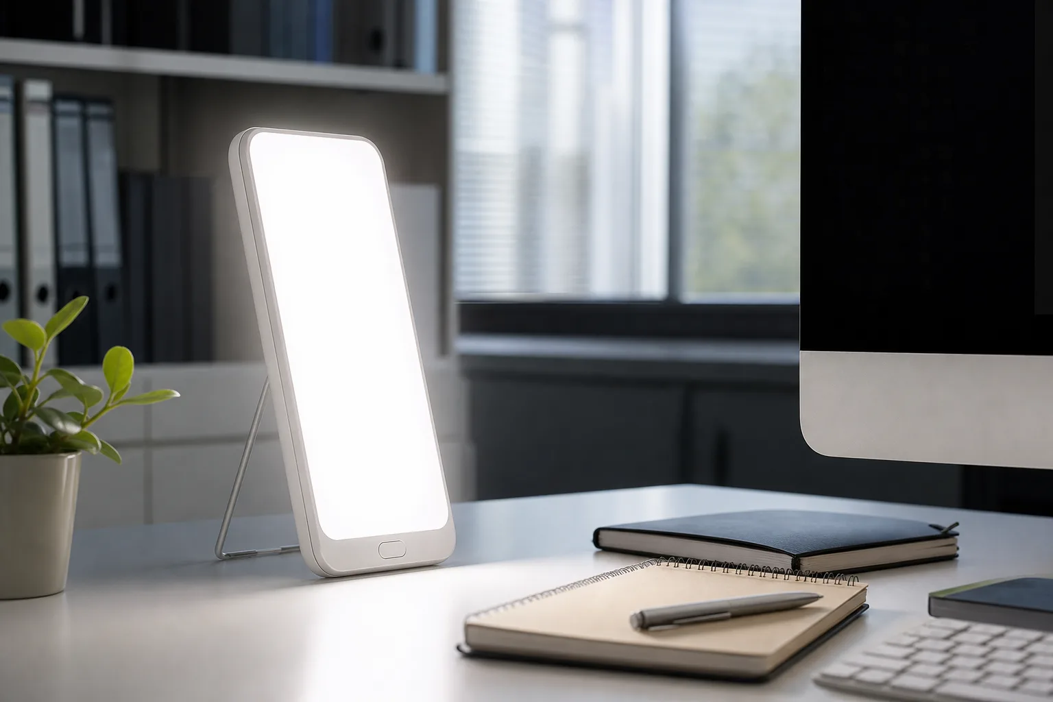 Tageslichtlampe fuer Buero und Arbeitsplatz: Kaufberatung fuer Produktivitaet und Gesundheit