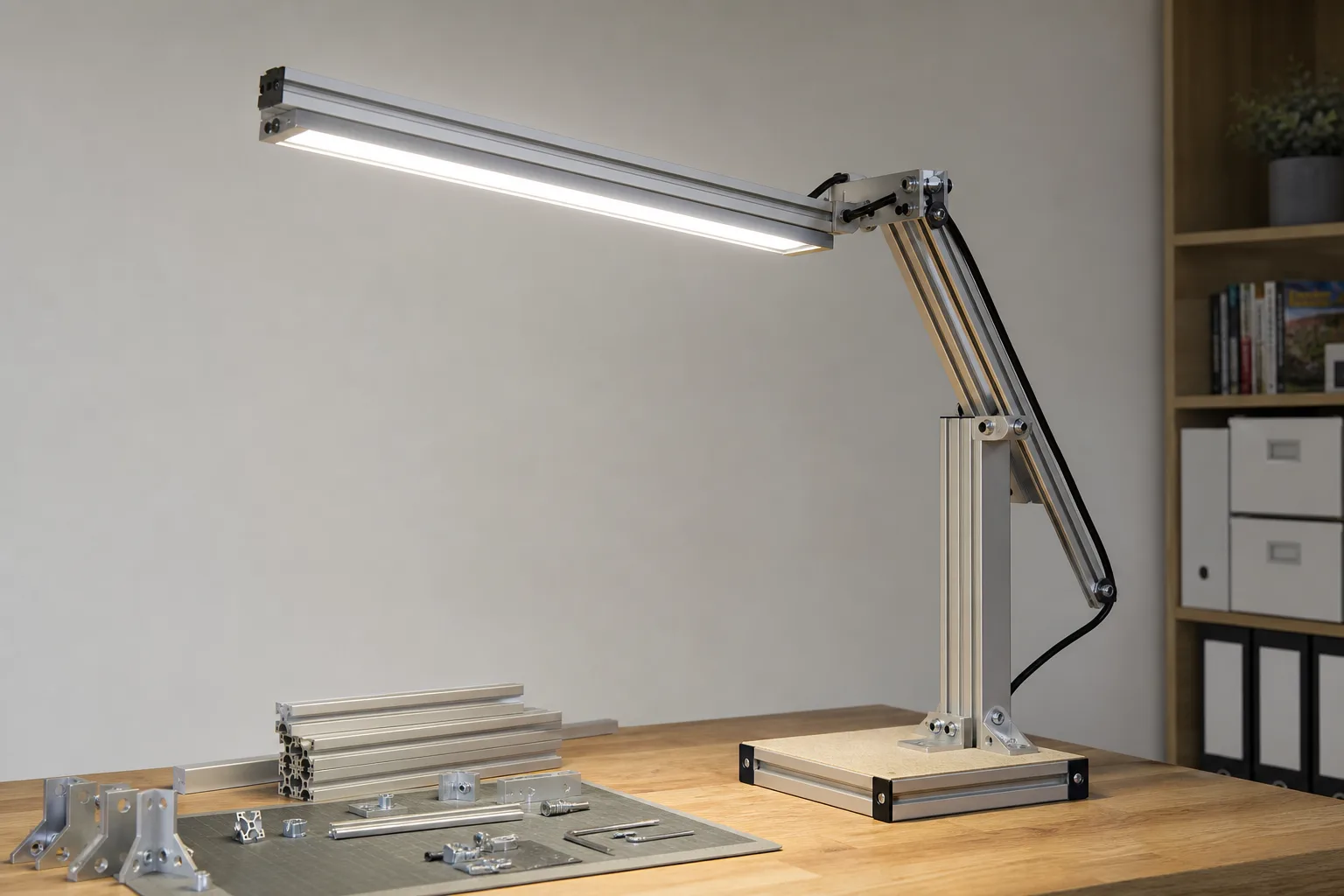 Tageslichtlampe fuer das Homeoffice: Ergonomische Schreibtischlampe selber konstruieren