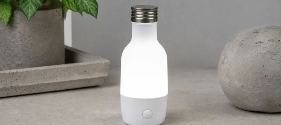 Tageslichtlampe im Flaschenformat: Mini-Bau mit Batteriebetrieb